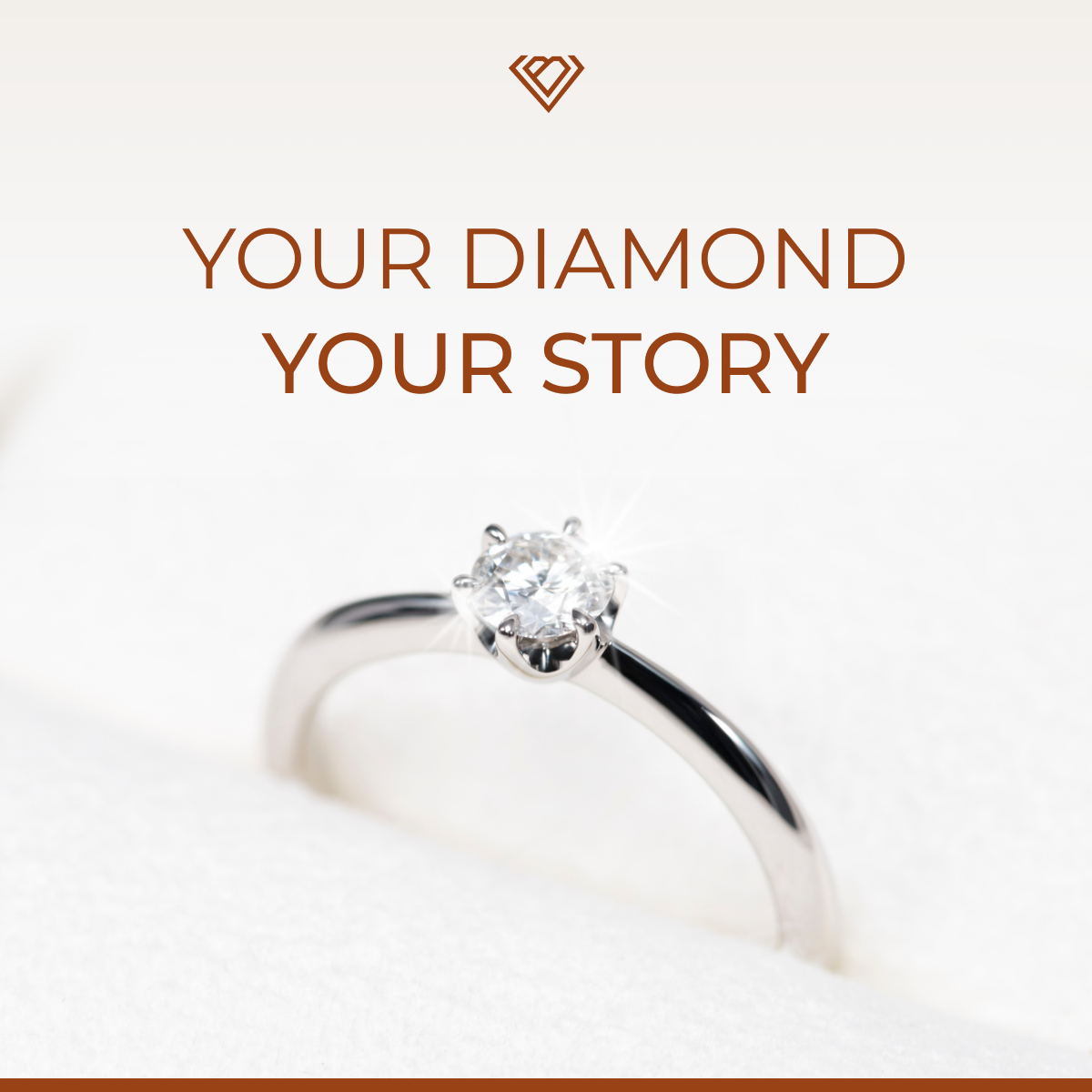 Bonded Diamond shining ring square variation 1